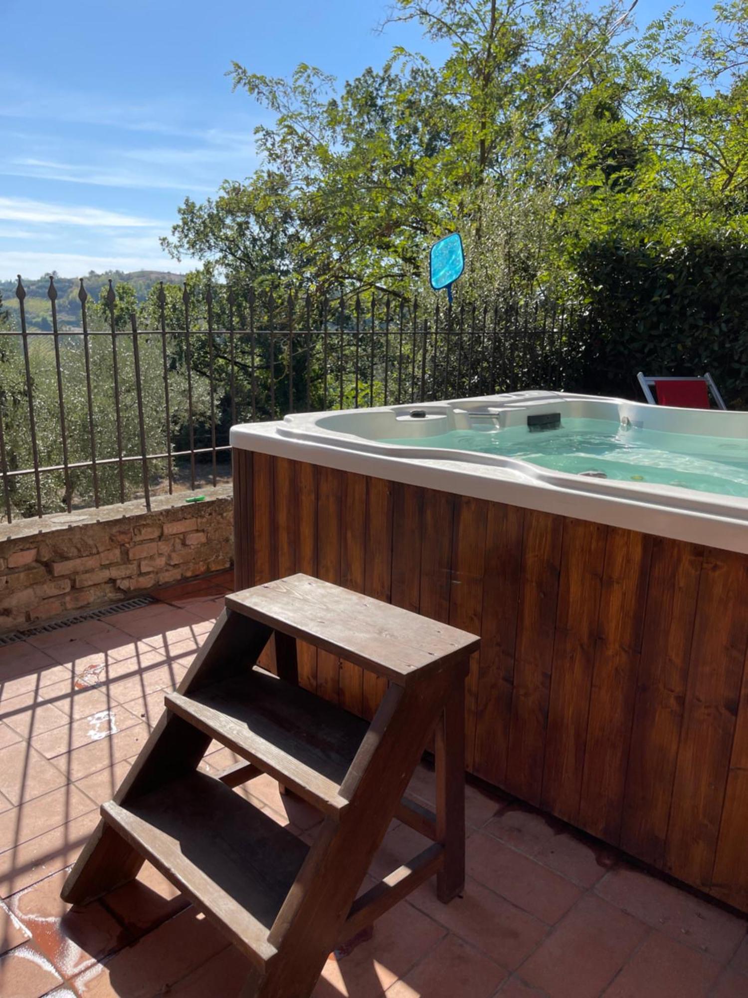 Intero Appartamento Con Private Pool E Jacuzzi Podere Settefrati Montaione Eksteriør bilde