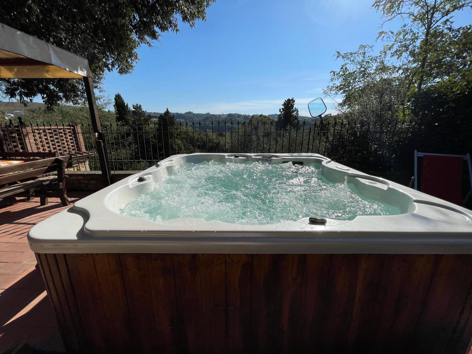 Intero Appartamento Con Private Pool E Jacuzzi Podere Settefrati Montaione Eksteriør bilde